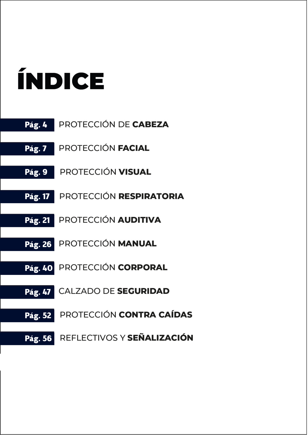 Protección de Cabeza
